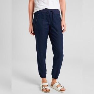 NWT Athleta Cabo Linen Jogger